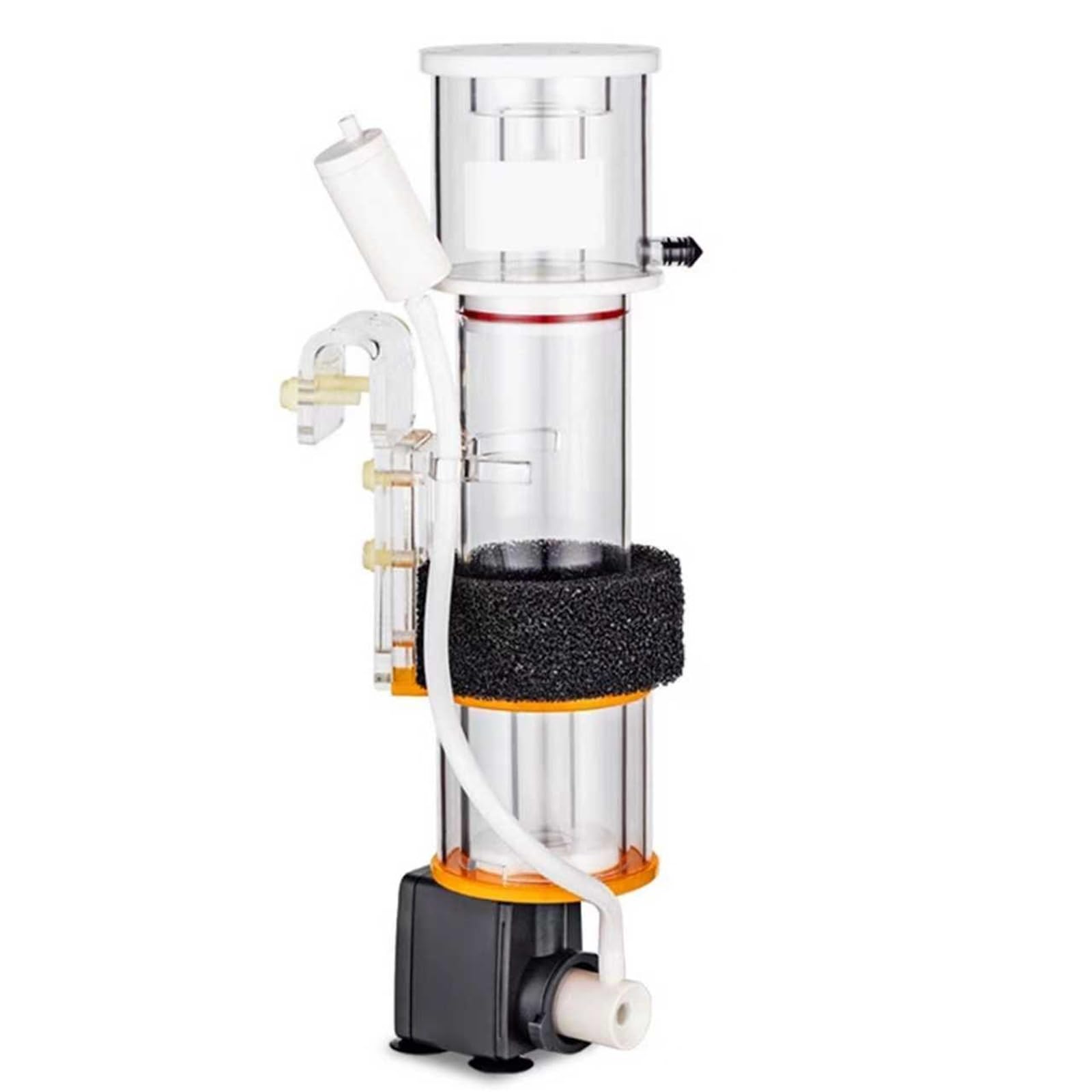 Écumoire protéinée pour aquarium, eau salée et eau douce, convient pour les plans d'eau de 30 à 130 L, outil de nettoyage de filtre séparateur de collecte