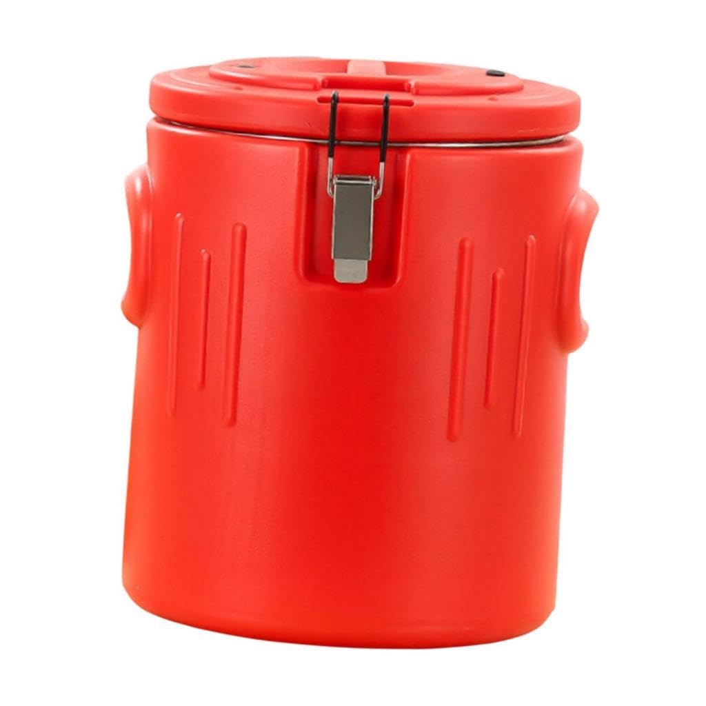 Cubeta de Hielo de Acero Inoxidable Aislamiento Portátil Recipiente de Bebidas con Tapa y Pinza Apto para Fiestas en Camping, 20L sin Grifo, tal como se describe