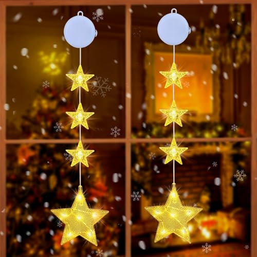 Weihnachtsdeko Wohnzimmer Fenster 9 Weihnachtsbeleuchtung Fenster Innen, Fensterbeleuchtung Fensterlicht...