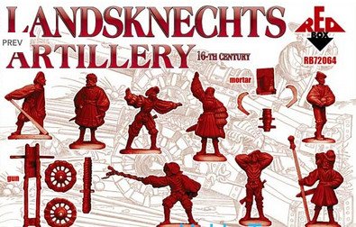 RED BOX Figuras Militares Plástico Landsknechts Siglo XVI miniatura 3