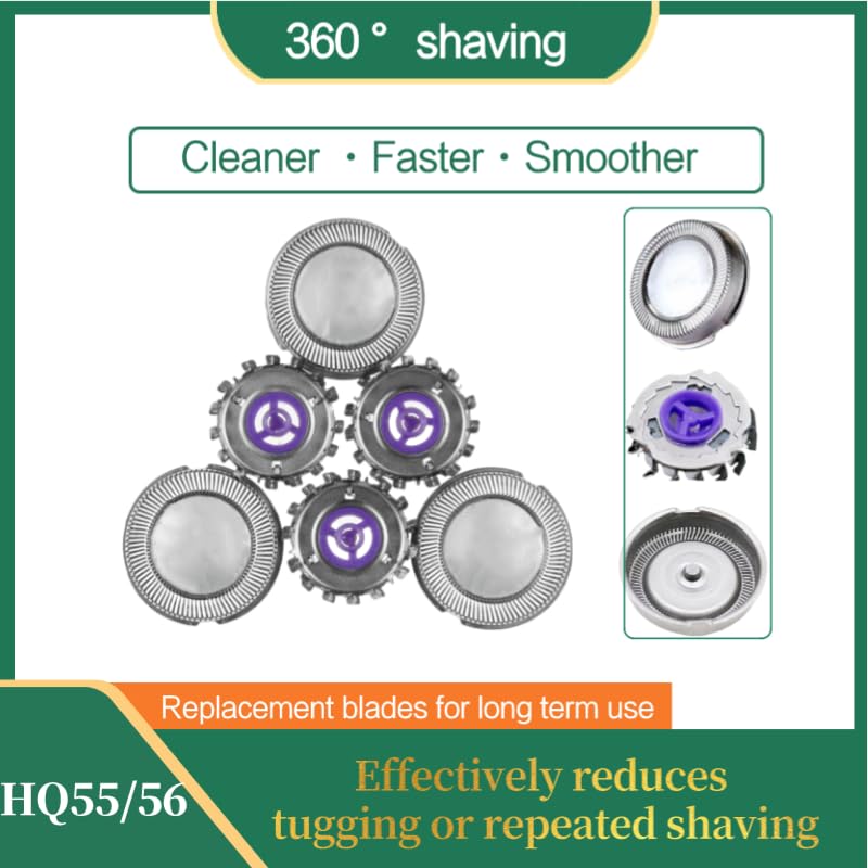 Miniatura 5 de 3 cabezales de repuesto para afeitadora Norelco HQ4 HQ55 HQ56 HQ3 825RX 835RX 850RX 875RX 885RX, cuchillas eléctricas de corte de precisión para