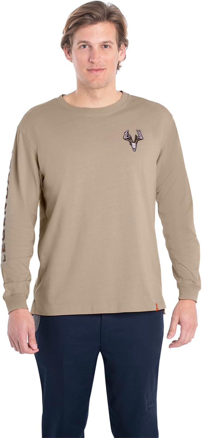 Legendary Whitetails Men's Long Sleeve T-Shirt Graphic Tee Preshrunk 100% Heavyweight Cotton - Image 2