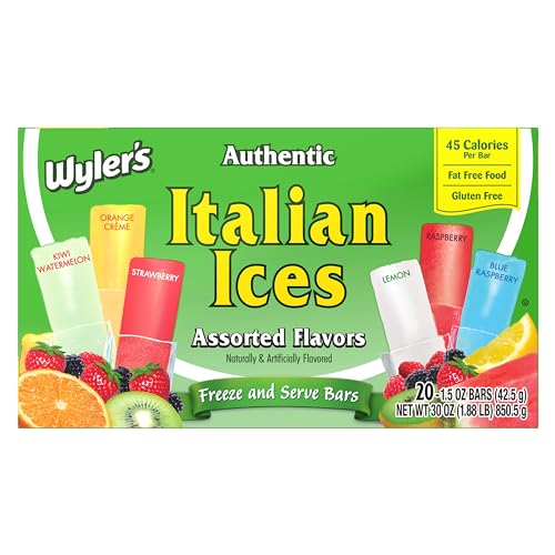 Wyler'S Authentic Italian Ice Fat Free Freezer Bars Original Flavors 1.5Oz Bars thumb #5
