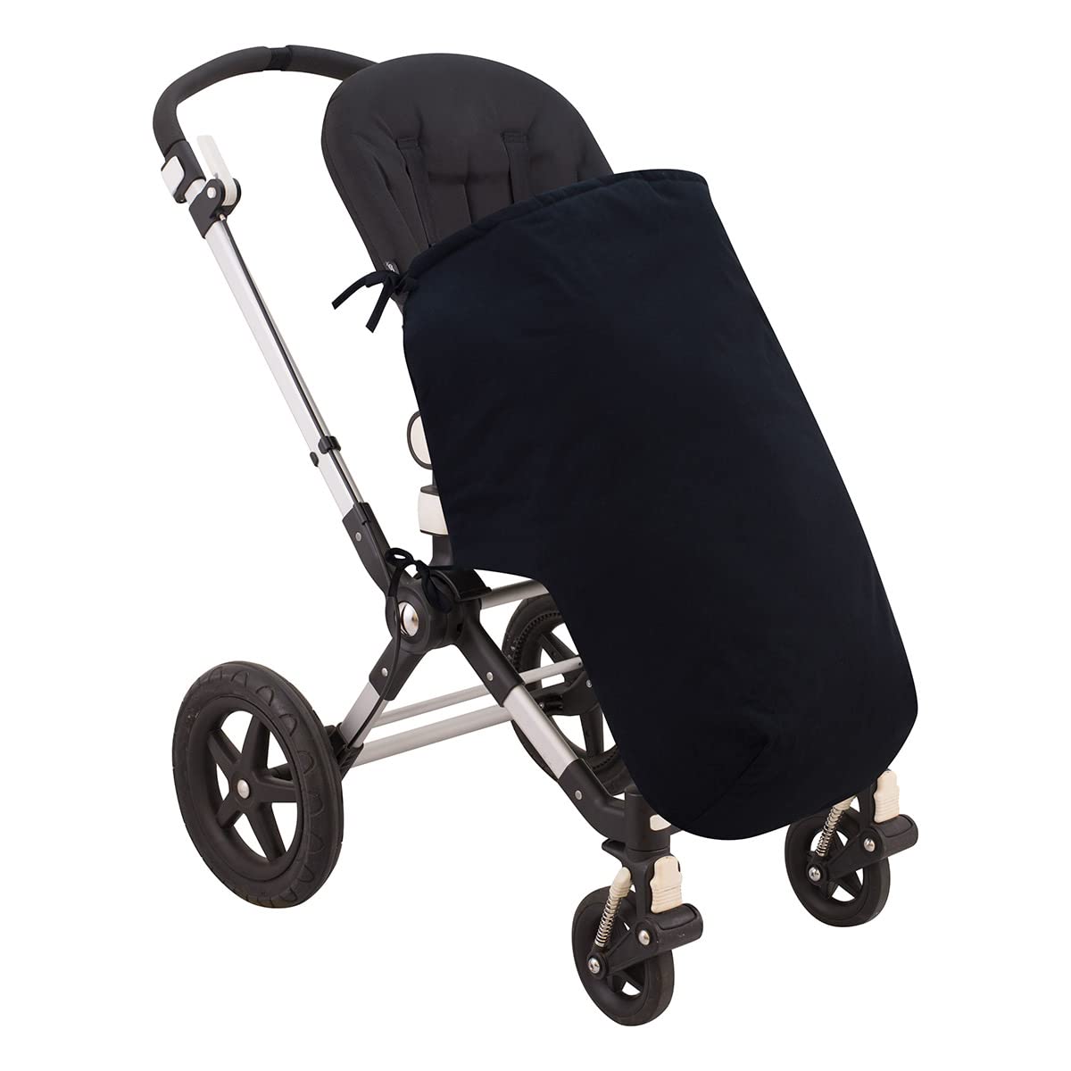 JYOKO Kids Manta Saco para Cochecito, portabebé, Algodón Primavera/Entretiempo (BLACK SERIES, ALGODÓN - 80 Cm)