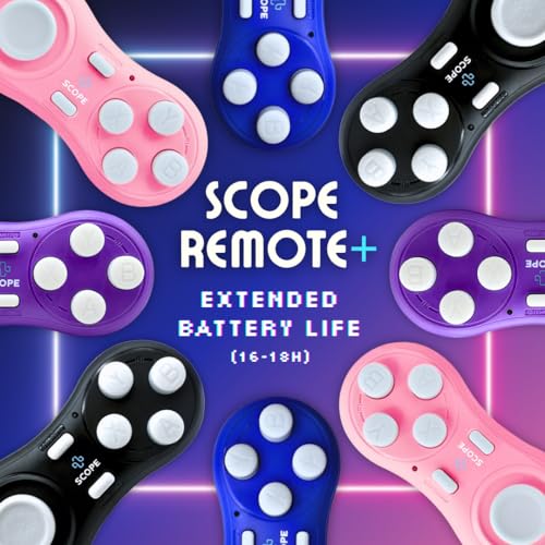 Image of Scope Remote- Remote for Anki. Customizable with Anki Add-on, Compatible with Windows, Mac, iOS, iPad, and Android. Quizlet Compatible, Anki Controller. Pearl Pink, Plus (16-18 Hours Battery)