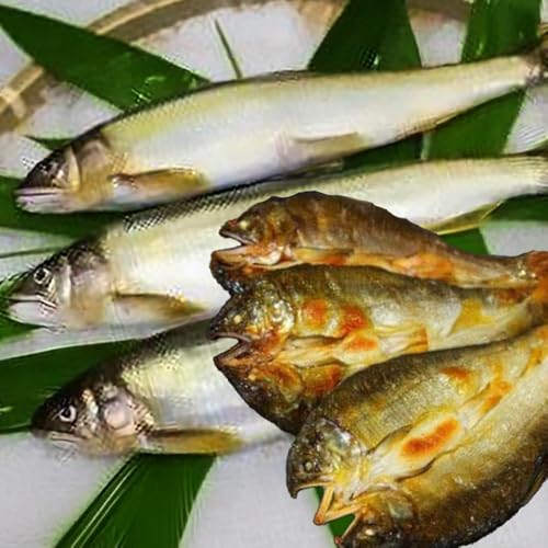 すだち鮎 (約1kg)・一夜干し (5枚) セット