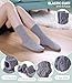 DOSKONI Fuzzy Socks for Women Fluffy Slipper Socks Cozy Winter Warm Soft Microfiber Plush Home Sleeping Gift Socks 5 Pairs Color B