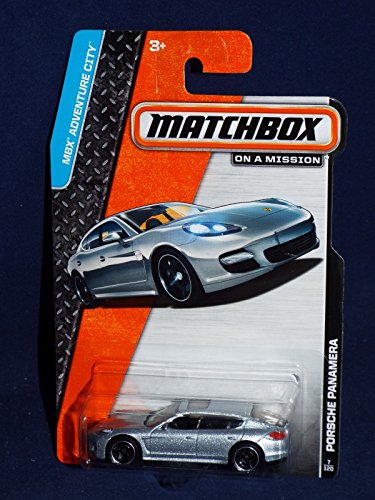 2014 Matchbox MBX Adventure City - Porsche Panamera (Silver)