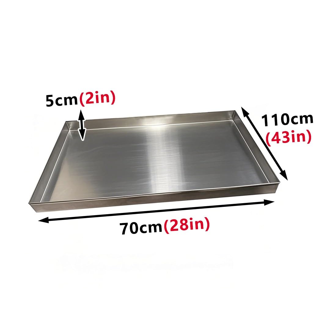 Bandeja de Goteo y Bandeja recolectora de Agua para Unidades Interiores y Exteriores de Aire Acondicionado Recolección eficiente de Agua Prevención de Fugas en el Piso