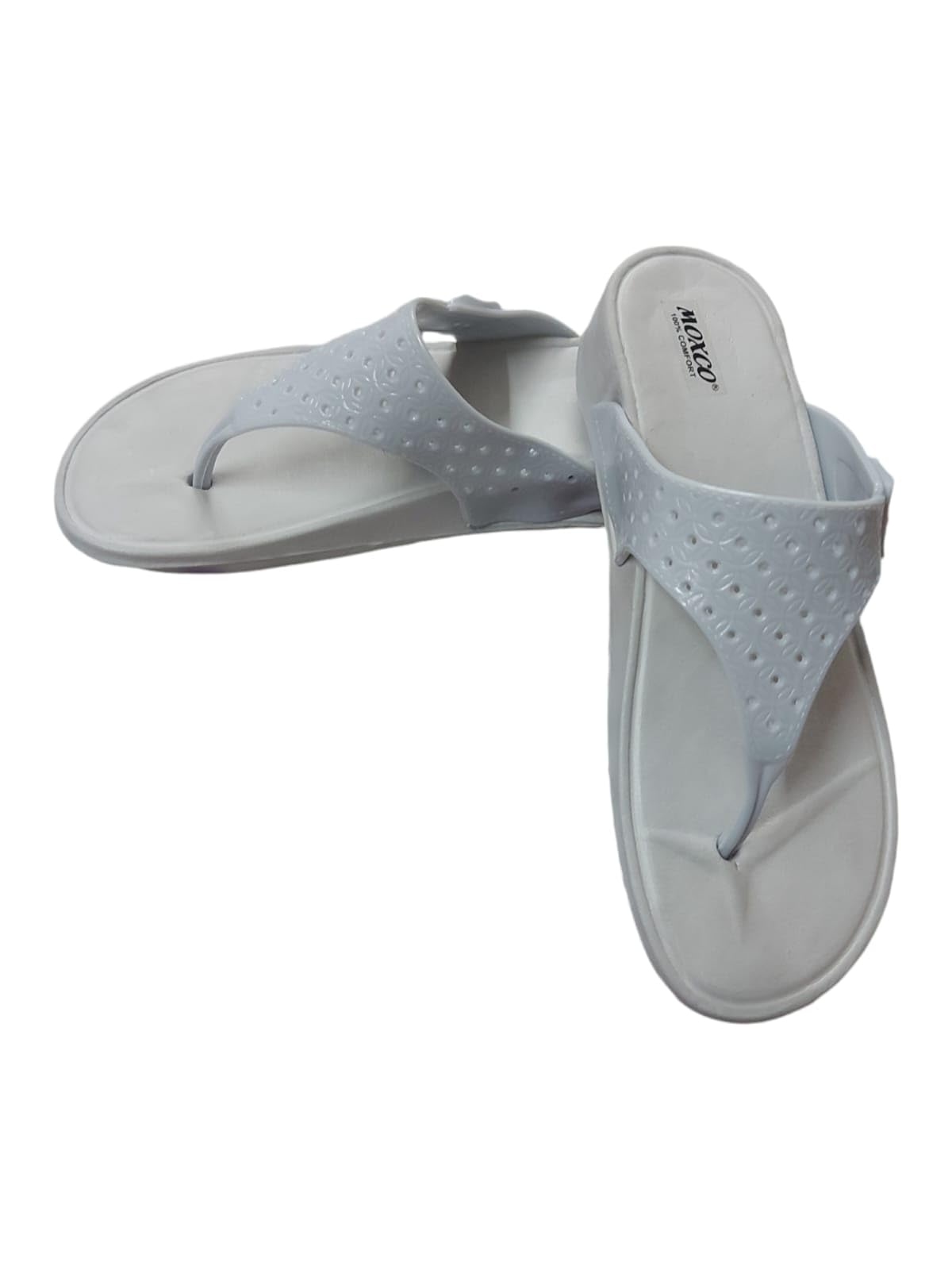 MOXCO Womens Stylish & Comfortable EVA Sole Lightweight Fashionable Super Soft Slipper flip-flop (grey, UK Footwear Size System, Adult, Women, Numeric, Medium, 7) (B0DHGGWH64) Amazon Price History, Amazon Price Tracker