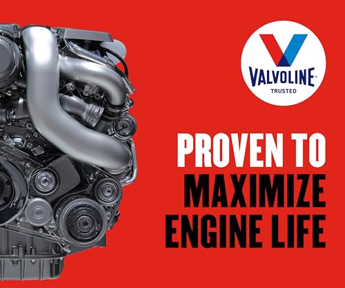 Image of Valvoline High Mileage with MaxLife Technology SAE 10W-40 Synthetic Blend Motor Oil 5 QT, Case of 3 (Packaging May Vary)