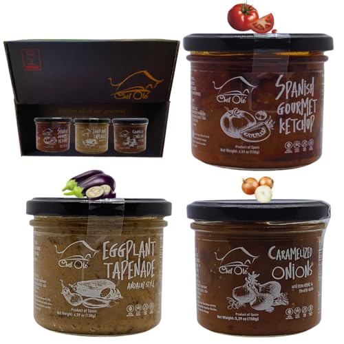 Chef Ole Olive Tapenade Set of 3 (6oz) Dips