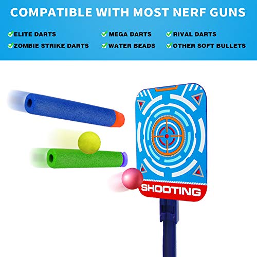 Baztoy Electronic Digital Target, Auto Reset Electric Shooting Scoring Target with Light & Sound Effect Toys Gifts Gadgets Indoor Outdoor Games for Kids Boys Girls Toddlers Teenager - Image 3