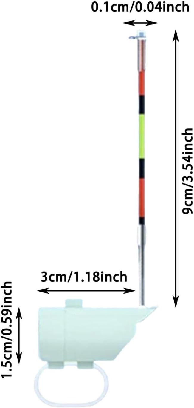 High Sensitivity Fishing Float Bite Alert for Rods, LED Luminous Fishing Rod Bite Indicator, All-Weather Fishing Equipment