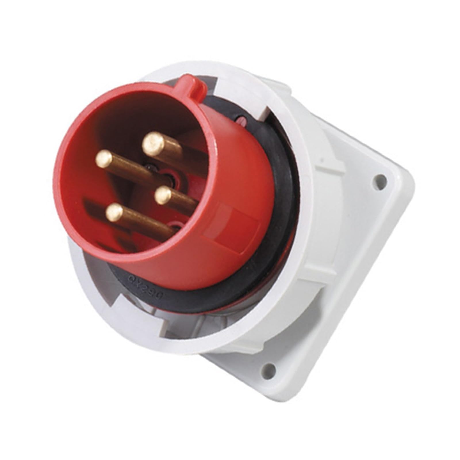 Prise étanche industrielle SP-832 32A à encastrer avec clapet de protection IP67 robuste