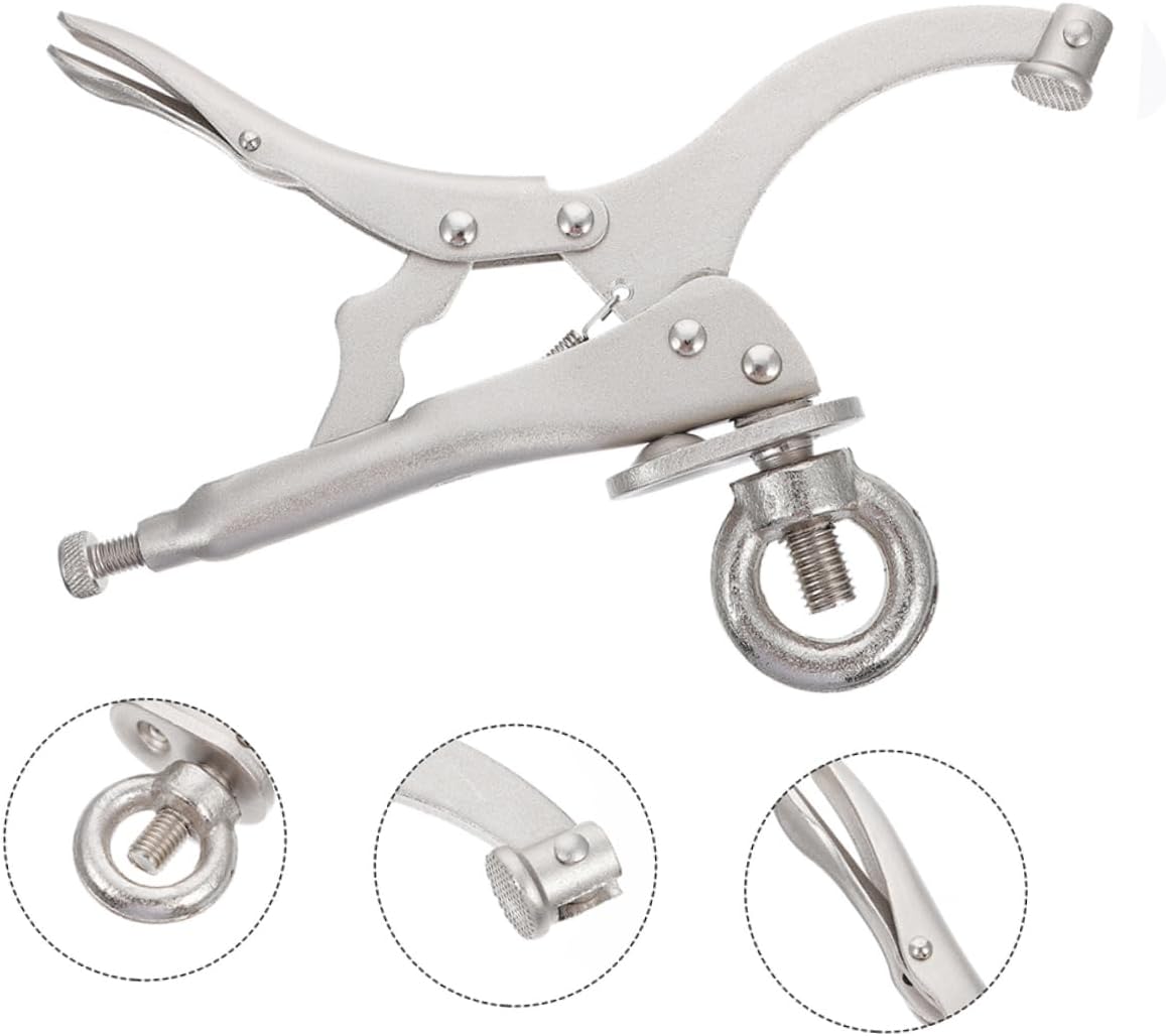 Mipcase Drill Press Locking Clamp Grip for Woodworking and Welding Heavy-duty Vise for Secure Table Drill Positioning and Enhanced Accuracy