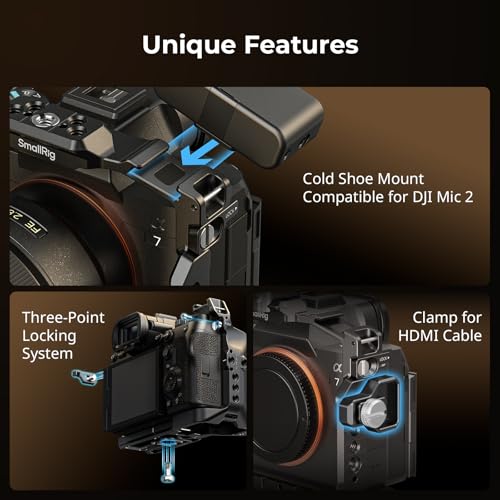 Image of SmallRig HawkLock A7 V /A7R V /A7 IV Cage Advanced Kit