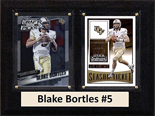 NCAA Central Florida Golden Men's Blake Bortles UCF Knights Two Card Plaque, Brown, 6