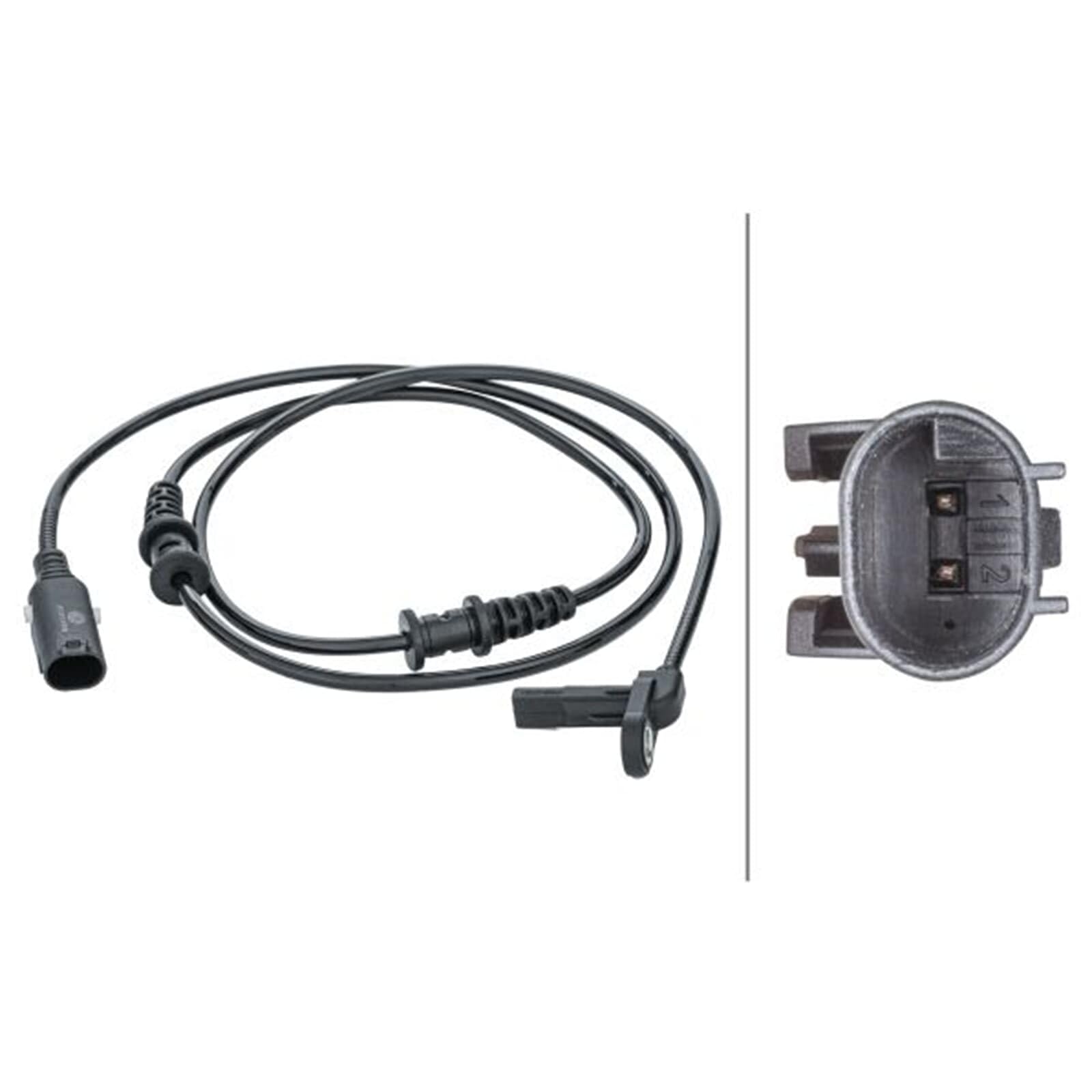 HELLA 6Pu 012 679-951 Capteur, Vitesse De Roue - 2Pôle - Avant - Câble: 1065Mm | Compatible avec: MERCEDES-BENZ EQV, MARCO POLO Camper, V-CLASS, VITO Kasten, VITO Mixto, VITO Tourer