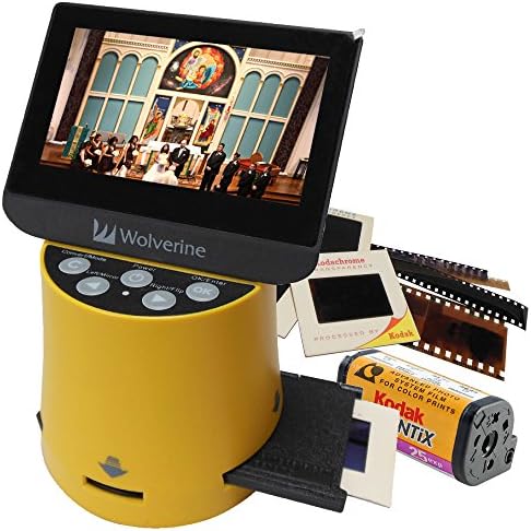 Wolverine Titan 8-in-1 High Resolution Film to Digital Converter with 4.3 Inch Screen and HDMI output