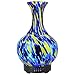 COOSA 100ml Glass Vase Aromatherapy Essential Oil Diffuser with 4 Time Setting Modes and 7 Color Changing LED Lights Cool Mist Humidifier Waterless Auto Shut-Off for Home Office Bedroom Living Room