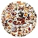 50PCS Coffee Stickers Funny Coffees Shop Stickers for Kids Teens Cute Vinyl Waterproof Decals for Water Bottles Laptop Luggage Phone (Coffee)