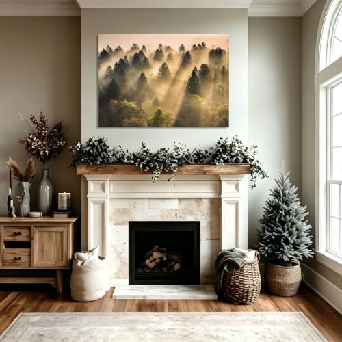 Cuadro de paisaje de montaña minimalista para decorar salones modernos, 30x42cm 5