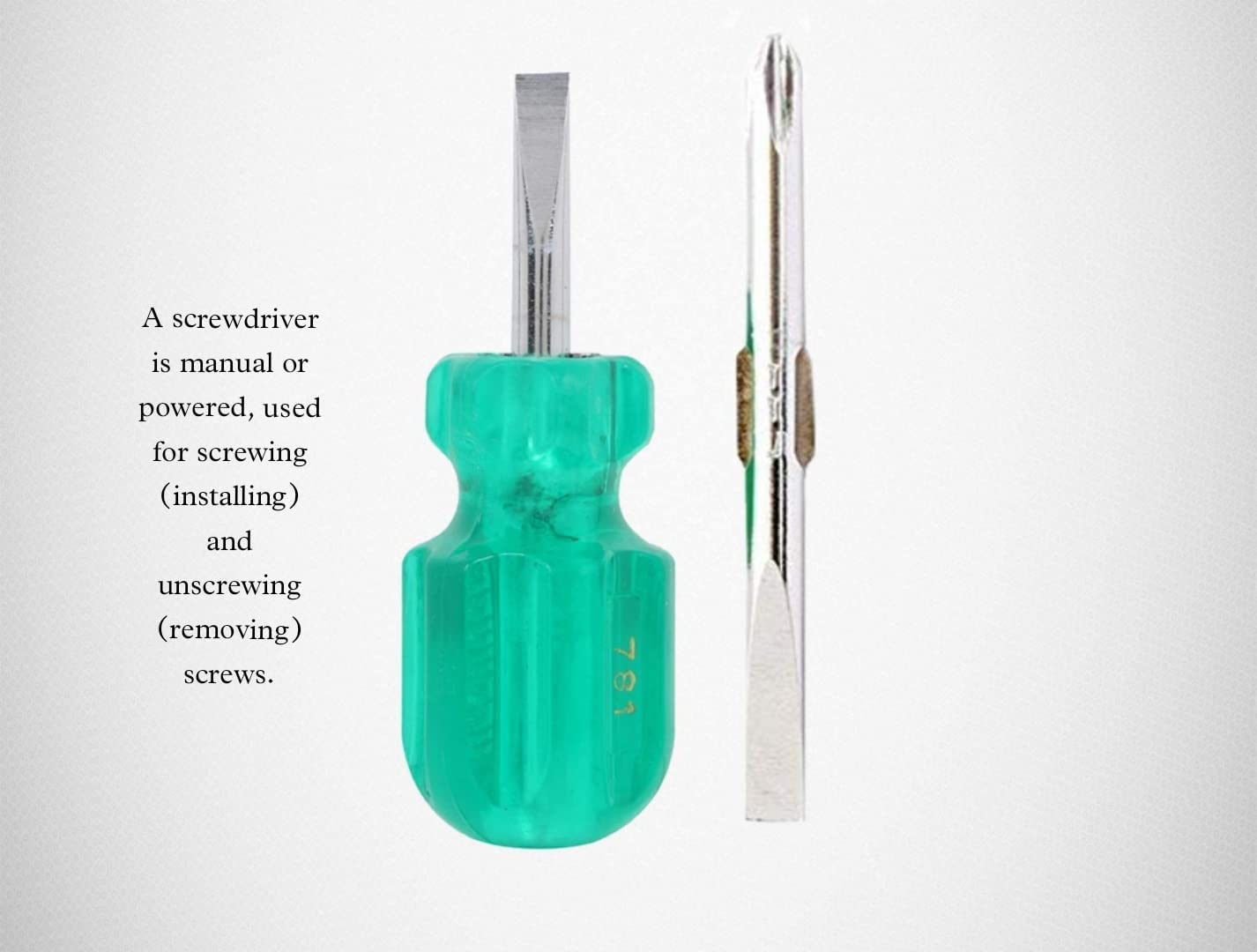 PERFECT TECH Screw Driver Set of 4 Pcs | 2 in 1 screw Driver | (2, 4, 6, 8 Green and Silver) |Tool Steel Tester | Long handle Strong Grip Carbon Steel Combination | Multipurpose use | Magnetic Tip 3
