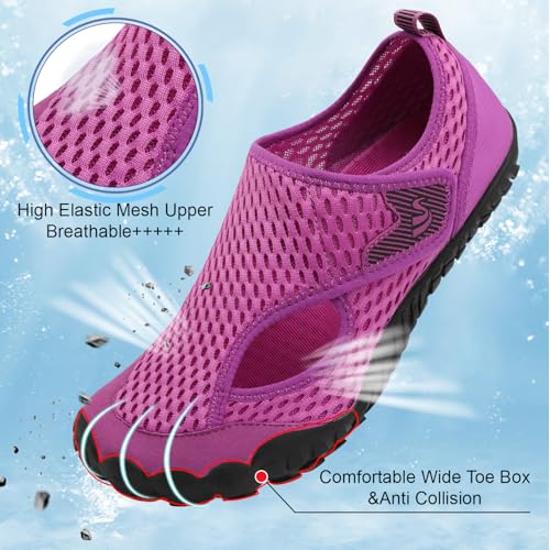 Image of Spesoul Water Shoes for Women Men Quick Dry Aqua Socks for Swim Beach Pool Hiking Training Summer Sandals Outdoor Zero Drop Barefoot Shoes