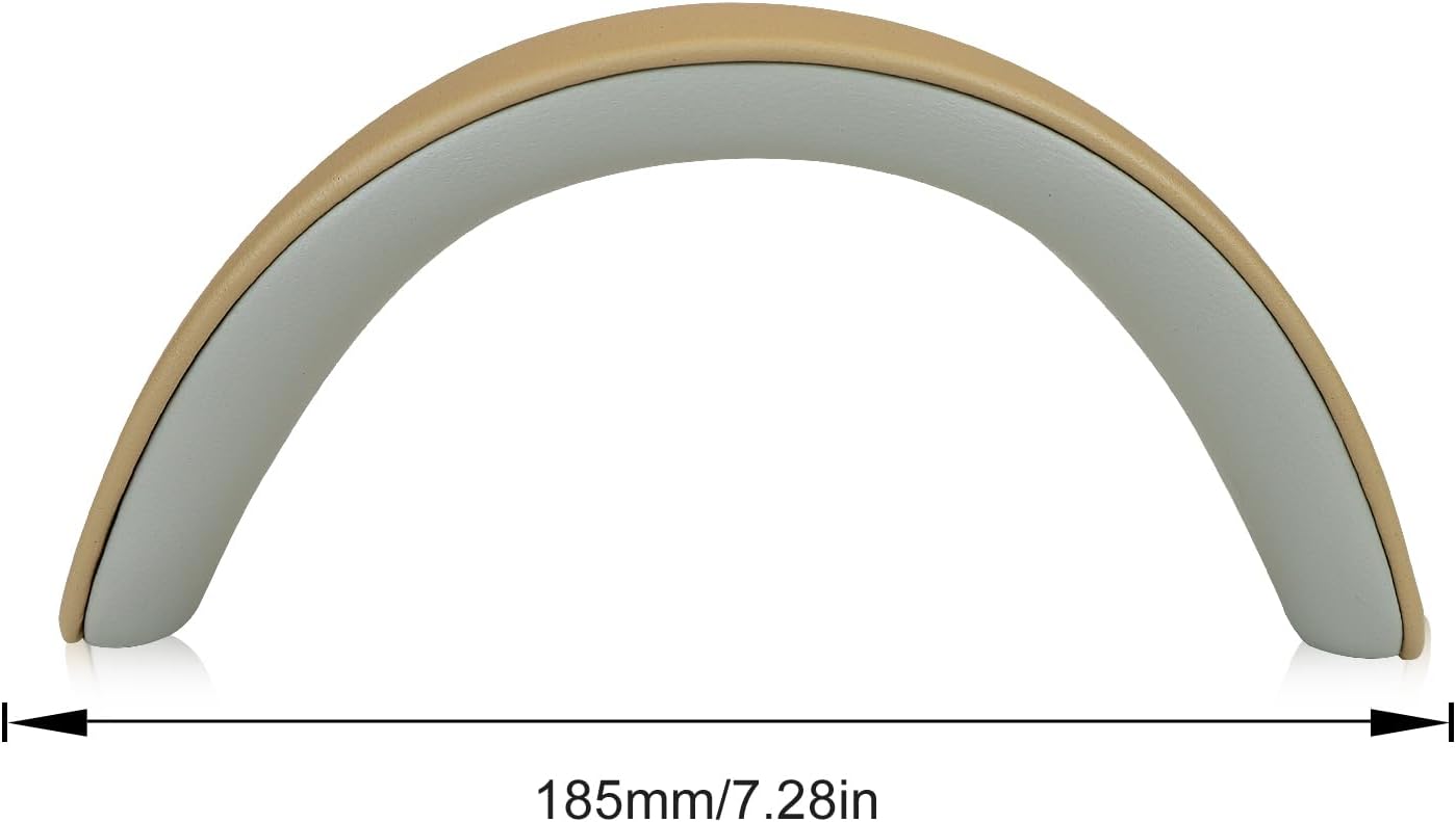 Lambskin Headset Strap,Replacement Headbands Straps for Bowers & Wilkins PX8/PX7 s2/PX7 s2e (do not fit PX7) Headphones,Headset Head Cushion Cover Repair Part (Tan)