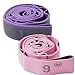 Wedhapy Yoga Strap Flex Strap Flexstrap Yoga Strap 45inch 9 Loop Elastic Dual Layer Numbered Unisex Stretch Band Polyester Cotton Odor- Yoga Accessories for 141-160cm Height