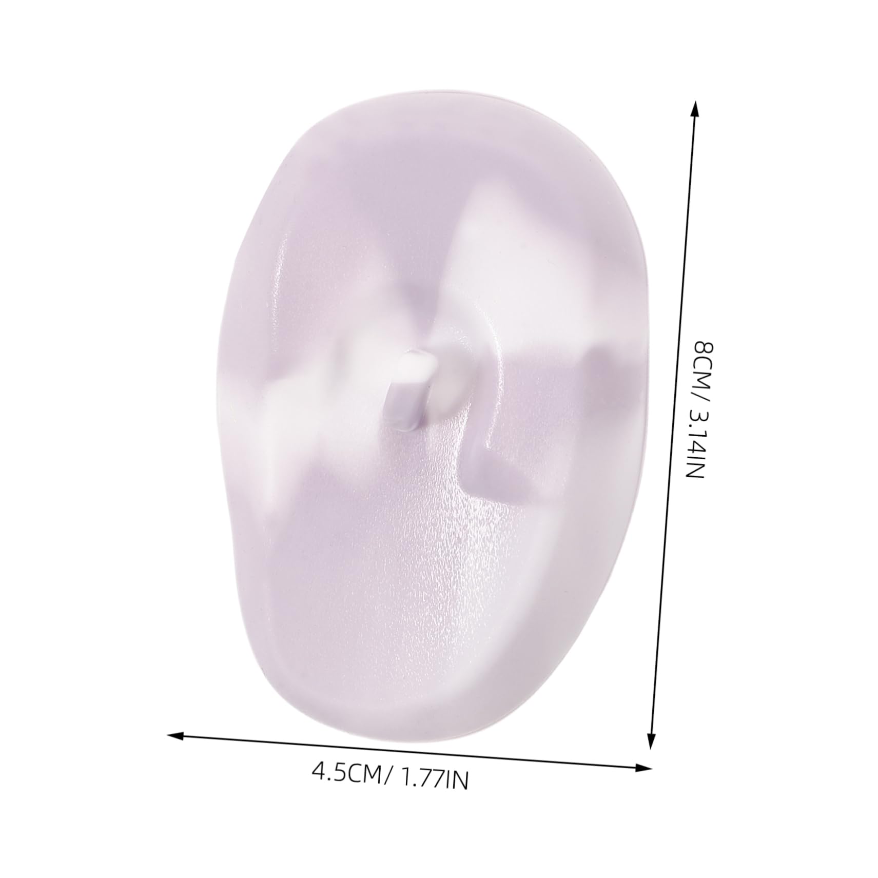 Gogogmee Hair Dye Ear Caps Silicone Ear Covers for Hair Dye Heat Resistant Easy to Clean