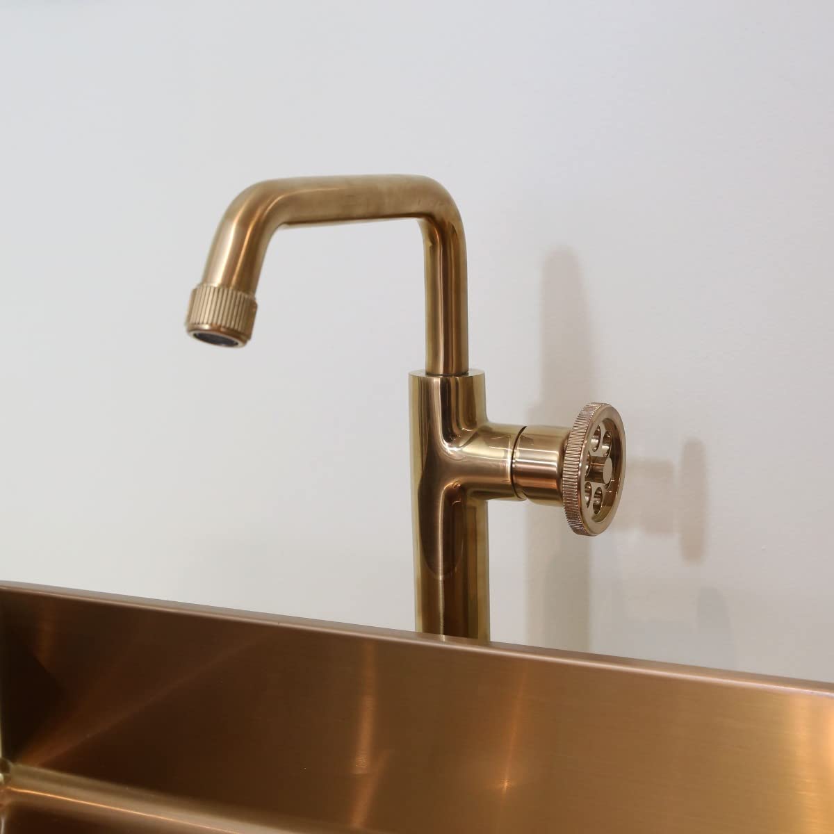 Essebagno Indus Rubinetto per lavabo alto in rame