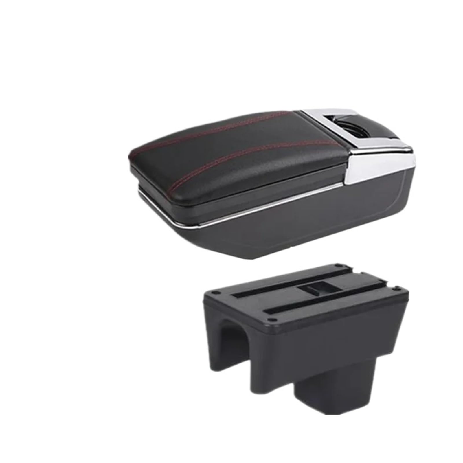 Armrest For Suzuki For Swift 2005-2024 Accoudoir De Voiture Boîte D'accoudoir Accessoires Détails Intérieurs Rangement Armrests Storage Box(A red line NO USB)