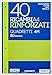 Blasetti Ricambi Rinforzati, Rigatura 4M, Confezione da 40 fogli