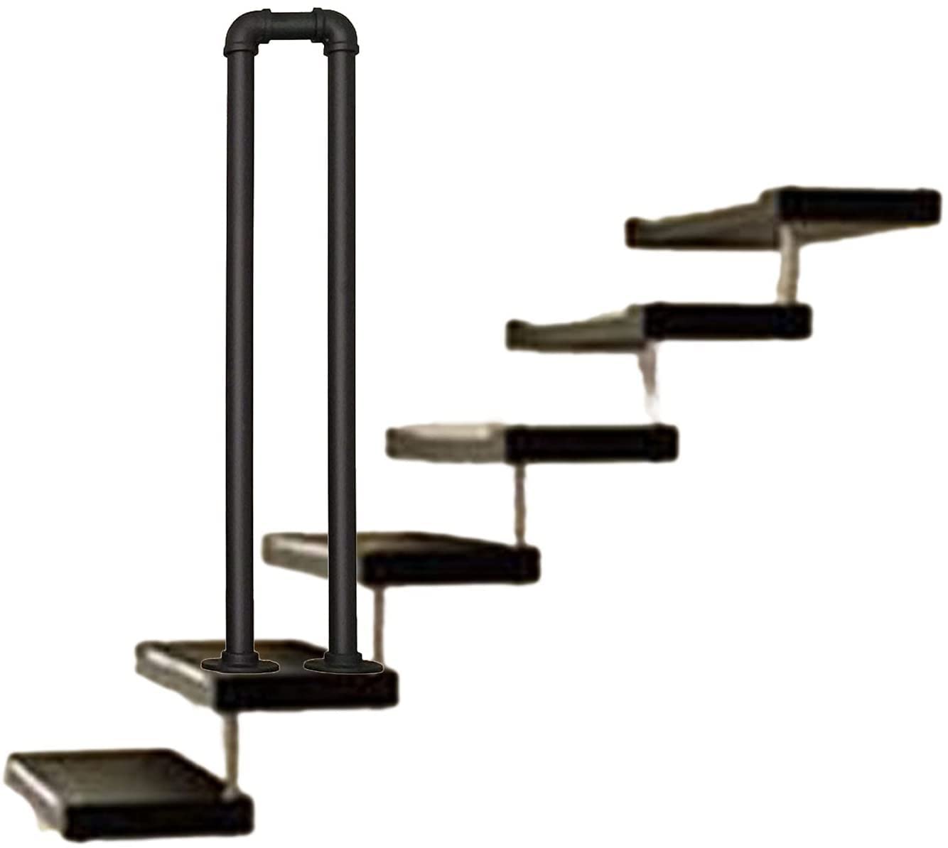 Main courante de tuyau de type U pour éviter les chutes en escalier