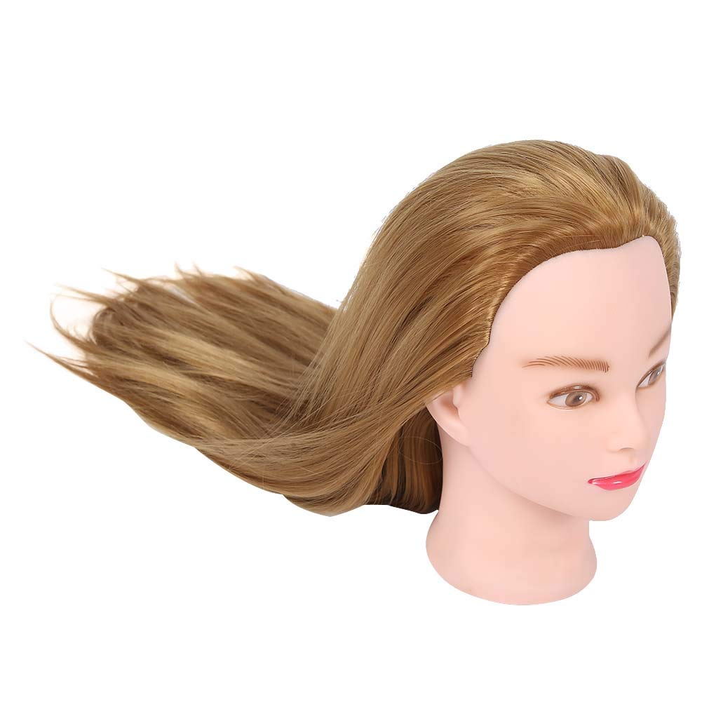 QukaimSalon Training Head Hair Extension Keratin Granule Hot Fusion Extension Glue, 50g x 2, Mannequin Head for Hair Styling and Braiding, 70cm Salon Training Practice Model