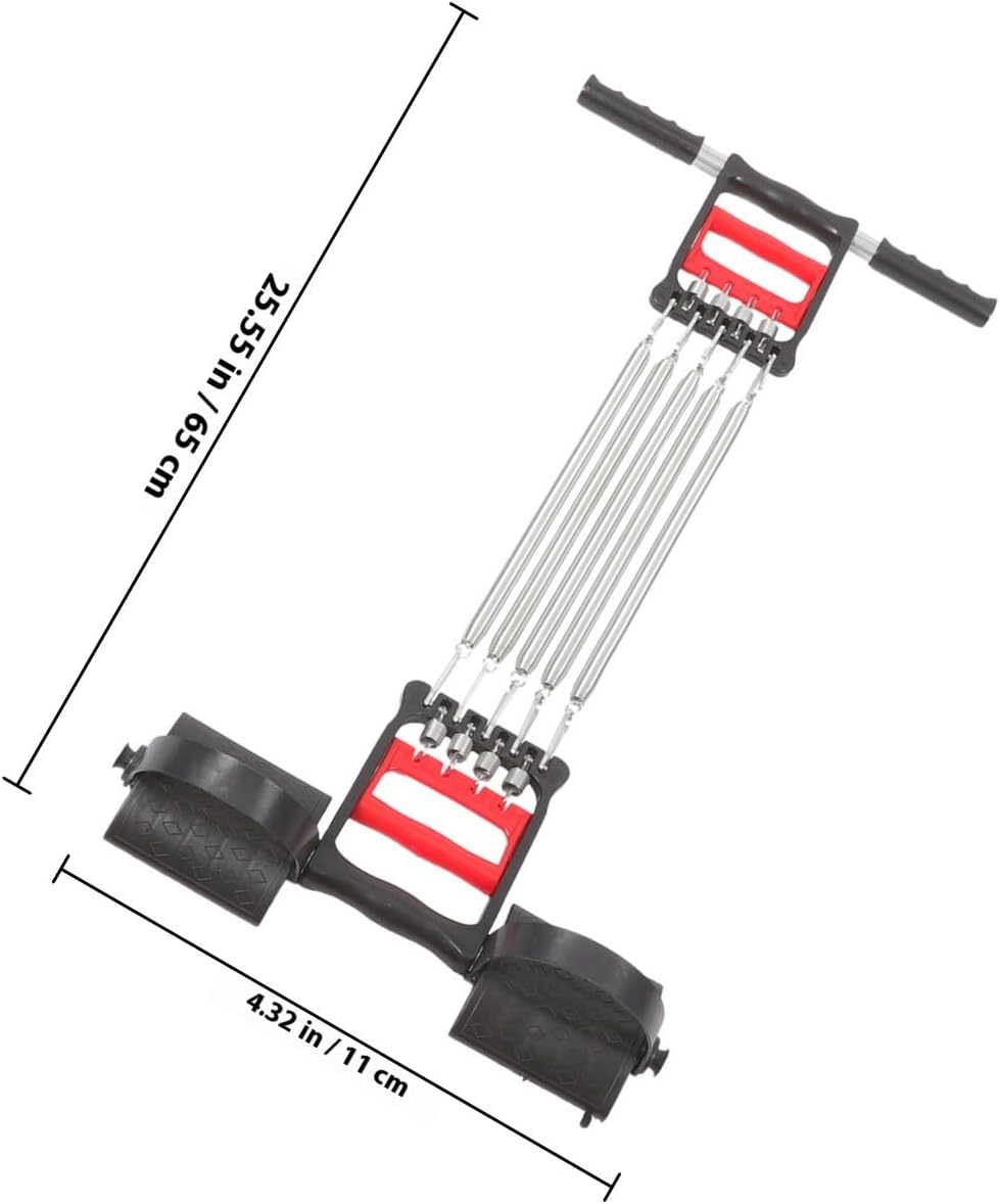 Workout Chest Expander Spring Steel Fitness Expander with Resistance Bands Multifunctional Muscle Exercise Rope for Home Strength Training and Chest Muscle Workouts