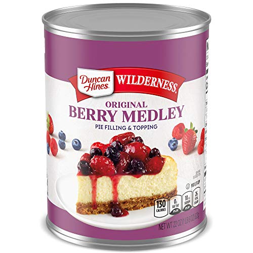 Wilderness Original Pie Filling & Topping, Berry Medley, 22 Ounce (Pack of 12)