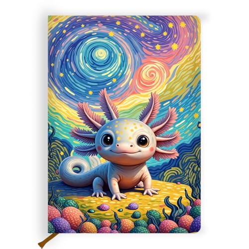 Carnet de notes axolotl 200 pages pour libérer votre créativité et organiser vos idées