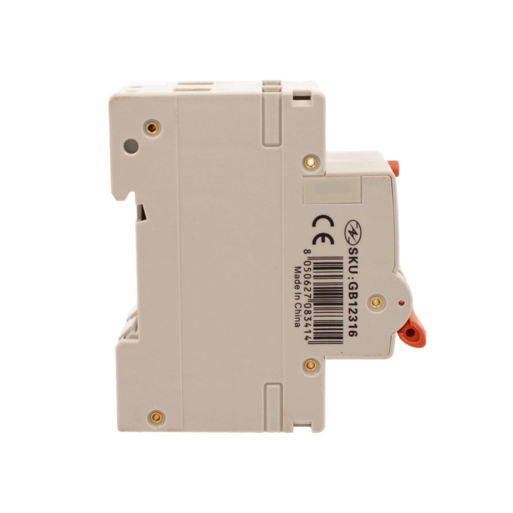 Magnetothermischer Differentialschalter Typ A 16A B16, RCBO Bipolar 2P True (NO 1P+N), Kurve B 6kA 30mA, Doppelhebel mit visueller Diagnose, 2 DIN-Module, Serie PL8M2