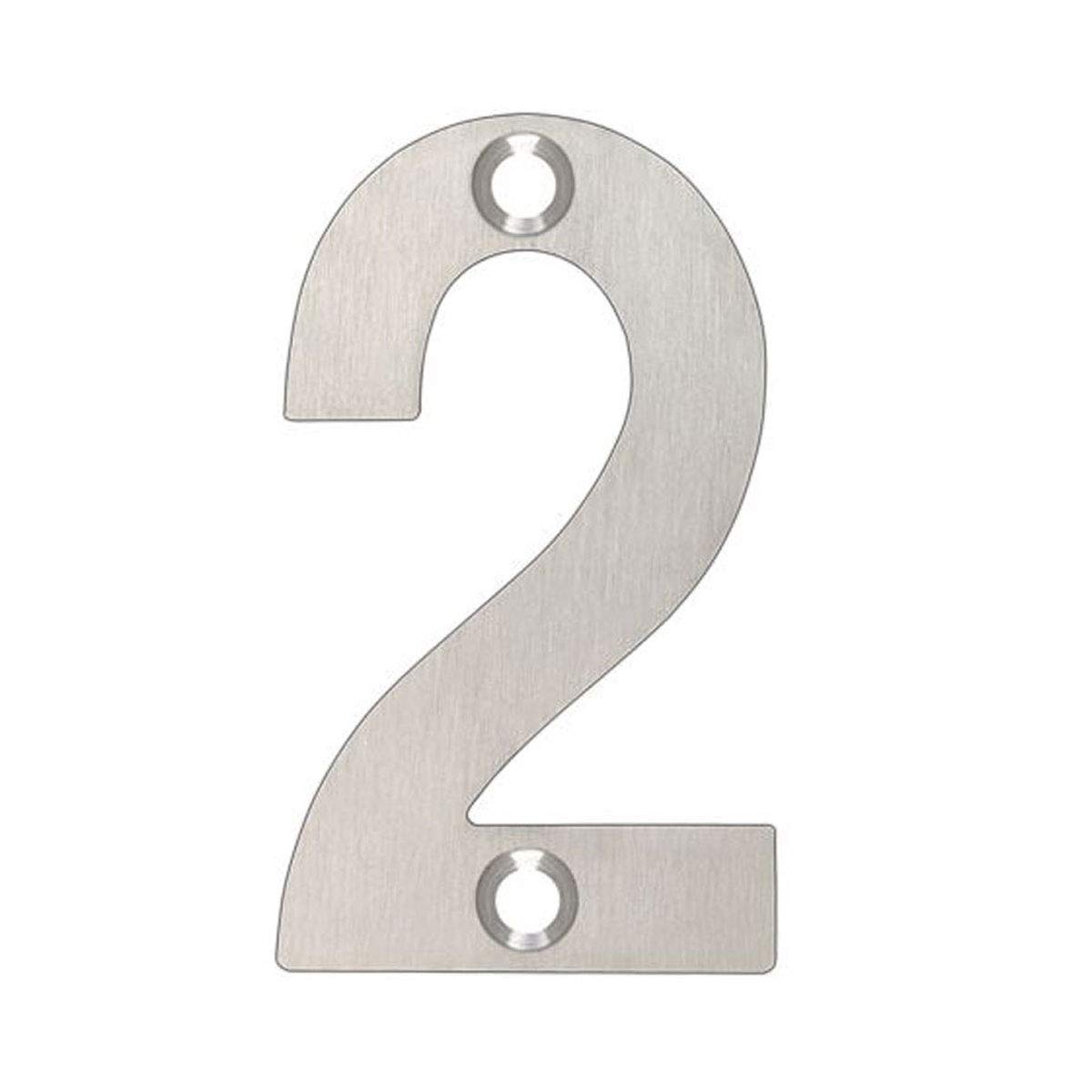 Zoo Numerals No 2-50Mm - Stainless Steel