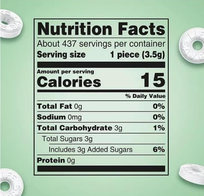 Wint-O-Green Breath Mints Hard Candy, 53.95 oz Bag, Over 3 Pounds