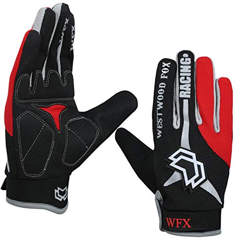 Guantes Mountain Bike Guantes de ciclismo para hombre con dedos completos acolchados al aire libre Mountain Bike MTB Guantes transpirables SBR Pads...