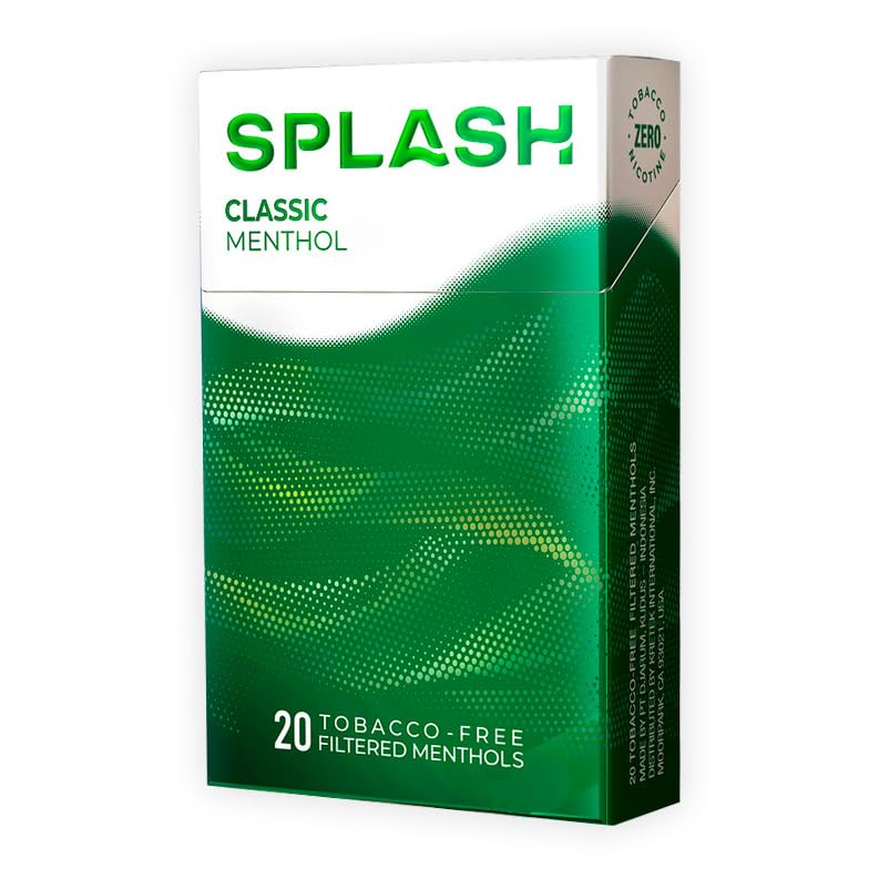 Amazon.com: Splash by Djarum Herbal Cigarettes - Classic Menthol