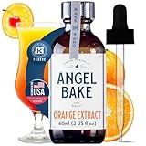 Pure Valencia Orange Extract, Five Times Strength – Perfect for Baking, Mixology & Culinary Creations – Natural Flavoring, Keto Friendly, Vegan, Gluten Free (2 Oz Extract with Latex-Free Dropper)