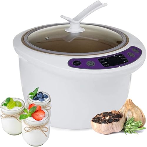 MNSSRN Fermentador natto de ajo negro doméstico de 6 litros, gran capacidad doméstica DIY fermentador automático inteligente control inteligente