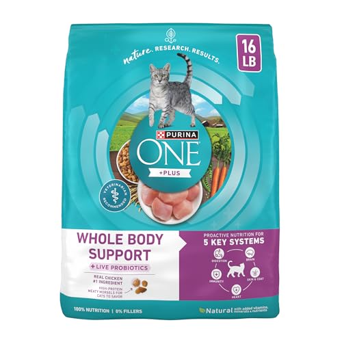 Purina ONE Plus Whole Body Support with Chicken Dry Cat Food - 16 lb. Bag
