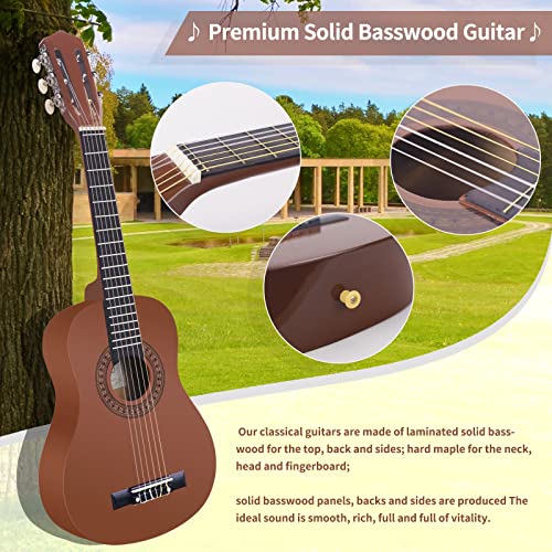 CNBLUE Guitare acoustique classique pour débutant – Taille 1/2 – Mini guitare dreadnought – 76,2 cm – Guitare classique… - Les Beatles, Paul McCartney, John Lennon, RIngo Starr, George Harrison CNBLUE Guitare acoustique classique pour débutant - Taille 1/2 - Mini guitare dreadnought - 76,2 cm - Guitare classique… – Image 3
