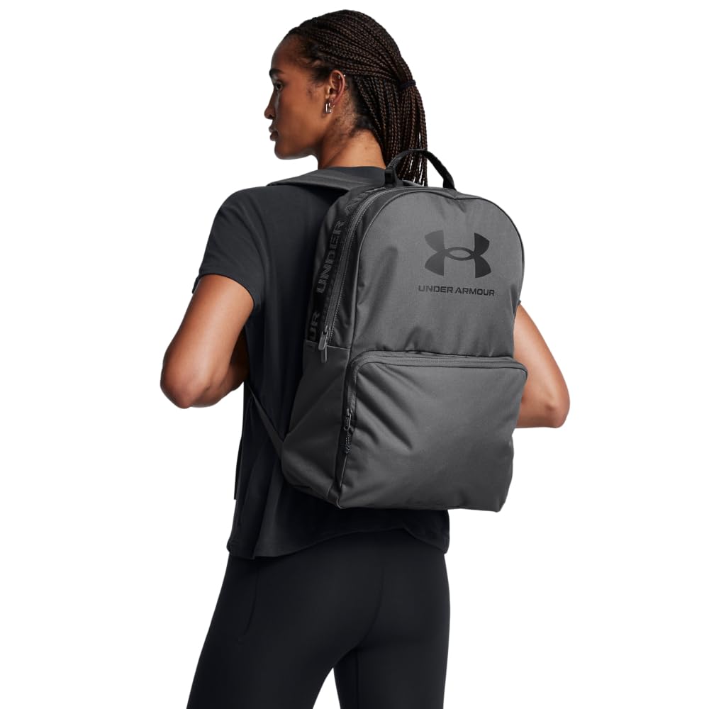 Under Armour Unisex Essential Backpack, mochila deportiva resistente al agua con asa, bolsa de gimnasio cómoda para entrenamiento y actividades al aire libreCastlerock/Black/Black,OSFM